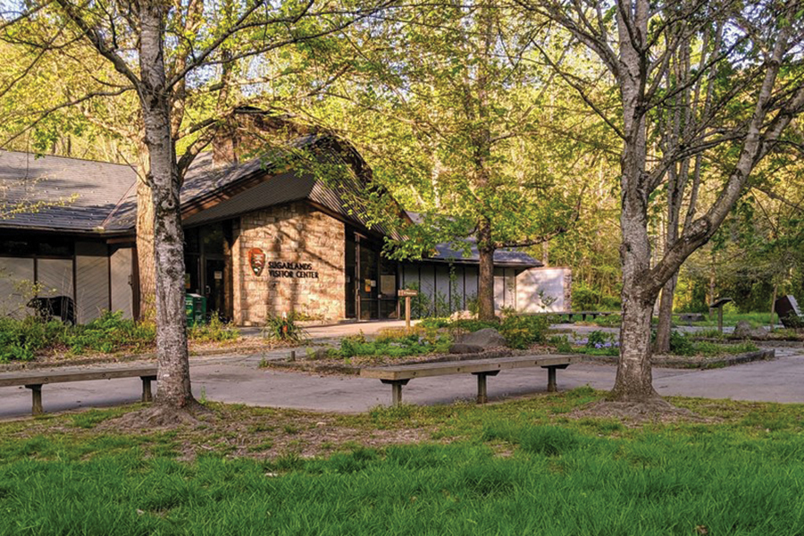 Sugarlands is one of four in-park visitor centers.