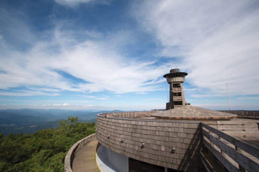 The highest mountain in Georgia at 4,784 feet, Brasstown Bald offers a view of four states on clear days.