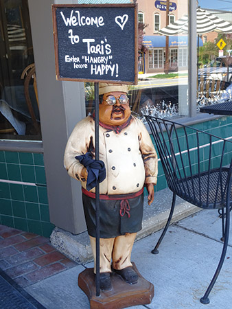 Tari’s “Almost famous Cream of Crab Soup” was a hit with the walkers.