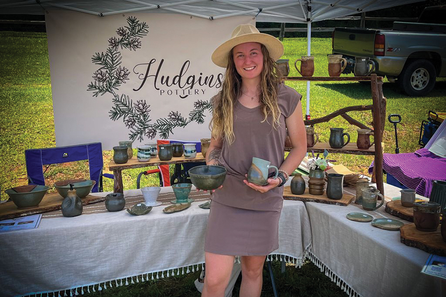 April Hudgins: “You can’t rush clay. You must learn its characteristics and how to work with it, not against it.”