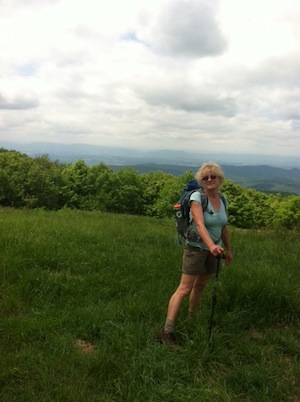 Gail on Cold Mountain June 1, 2014.