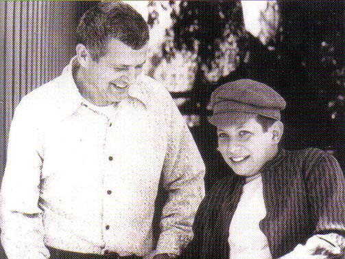 This photo of Gary Sr. and Gary Jr. is from the Los Angeles Production site for the 1976 movie about the U2 flight, in which Lee Majors played pilot Gary Powers.