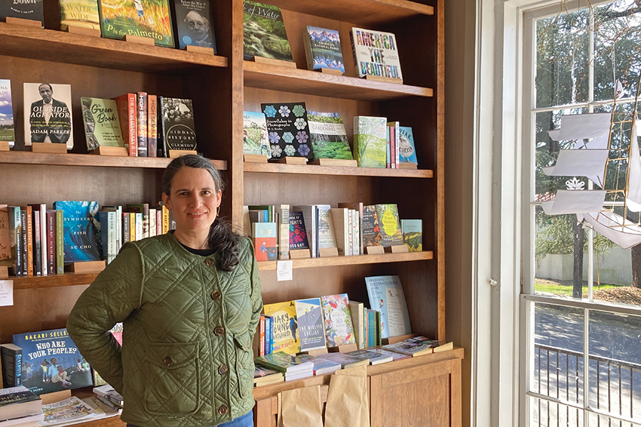 Amy Albright’s Pendleton Bookshop stocks a fine selection of southern authors.