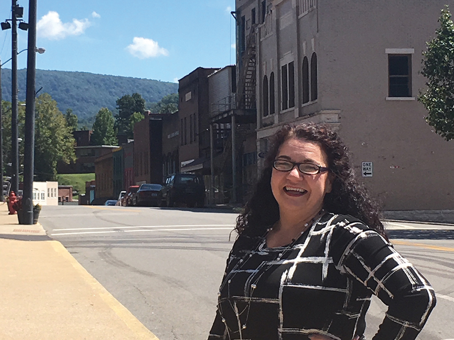 Congresswoman Angie Hatton, here on Main Street, was elected to the Kentucky House of Representatives in November, 2016.