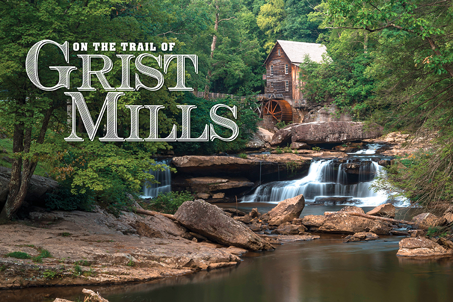 Glade Creek Grist Mill, at Babcock State Park, West Virginia, owes some of its striking beauty to the fact that it was assembled from parts of older mills.