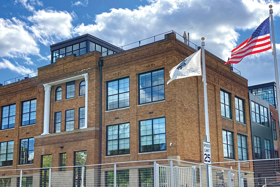 The former WSS High School is now the fully ADA-compliant Schoolhouse Hotel.