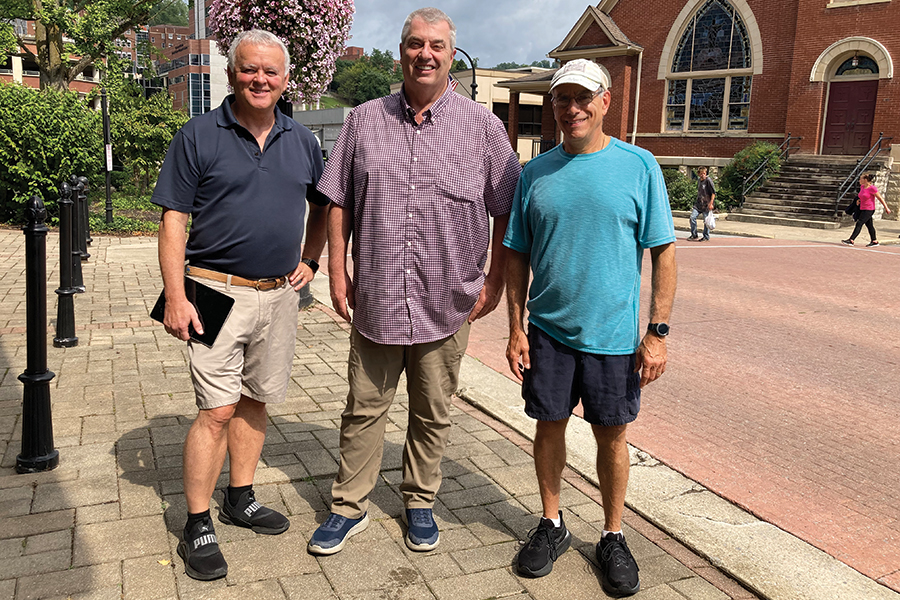 Pikeville experts Reed Potter, Rusty Justice and Frank Dawahare are proud of their town.
