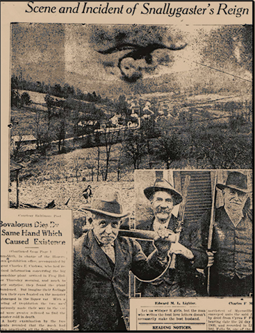 A western Maryland newspaper perpetuated the hoax of the winged monster.