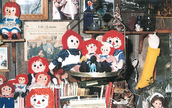 The Last Great Company in Cashiers. N.C. offers all manner of Raggedy Ann dolls.