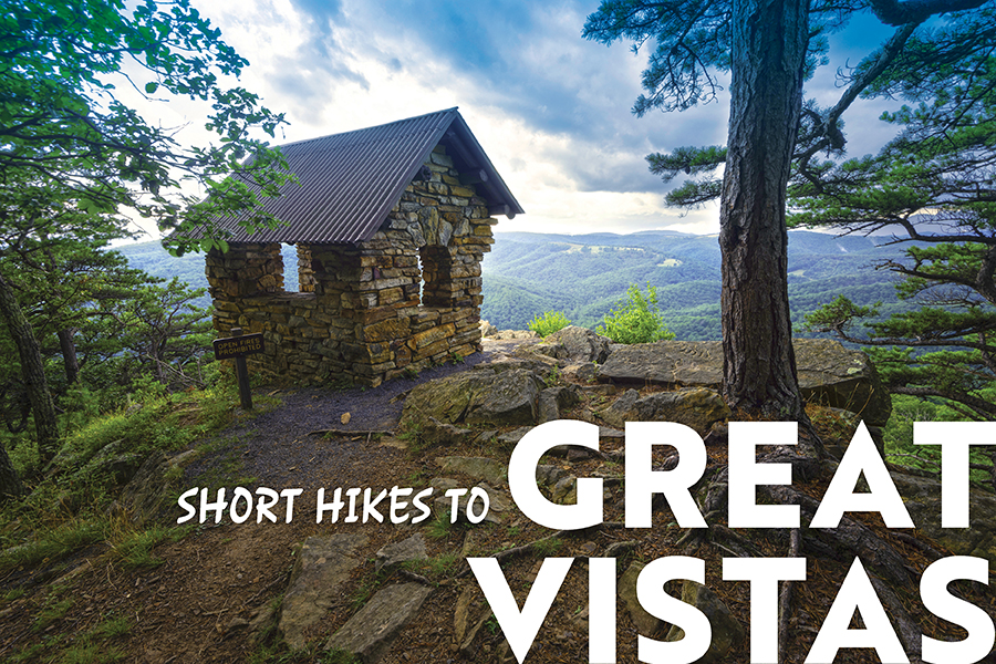 The Cranny Crow overlook in West Virginia’s Lost River State Park is two miles up to look down at the valley 1,000 feet below.