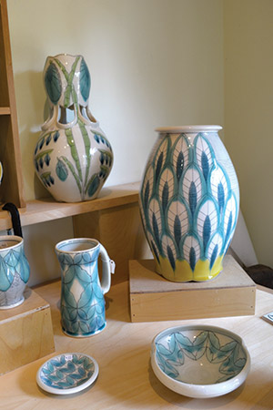 Denniston’s passion lies in porcelain.