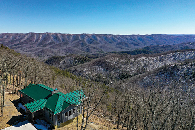 The “million-dollar views” are part of what had this home on West Virginia’s Greenbrier County being listed at $1.1 million at press time.