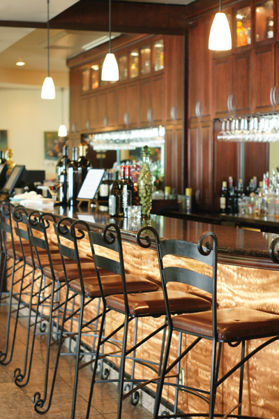 Sorrento's rebuilt with an eye on "more upscale" after a 1998 fire.