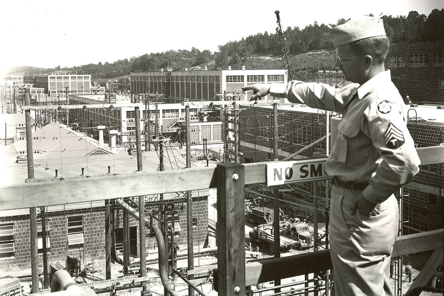 Y-12 had nine large buildings which housed 1,152 Calutrons used to separate the Uranium-235 for Little Boy.