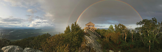 West Virginia’s Hanging Rock Raptor Observatory.