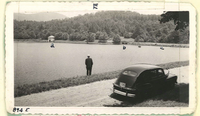 Bass Lake was created as part of Moses Cone's estate.