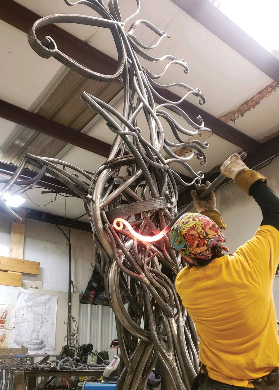 Eric Strauss: “My art is nature inspired. I am surrounded by majestic mountains and streams.”