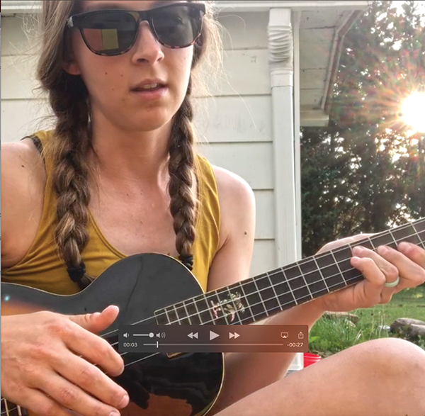Carter’s musical pursuits have moved from mandolin to ukulele.