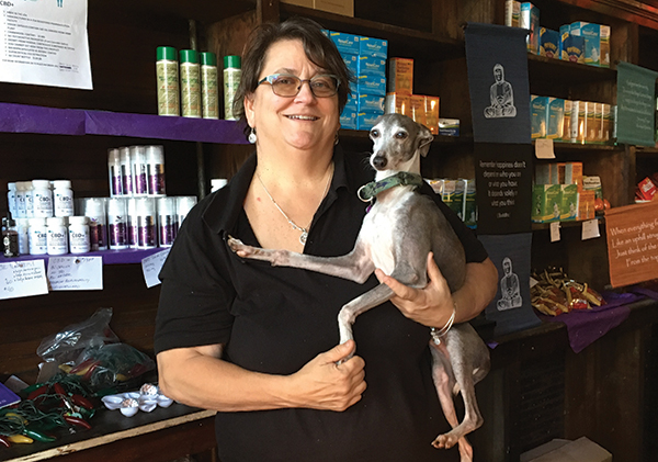 Mountain Magic owner Janice Mann sells everything from hot sauce to CBD oil.