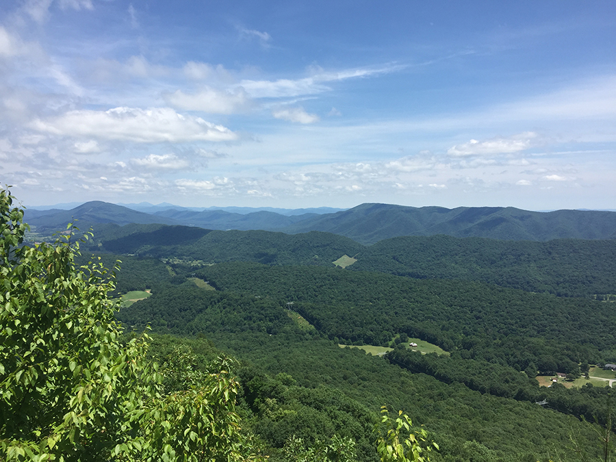 The view from the ridgeline at Dragon’s Tooth is always worth the climb.
