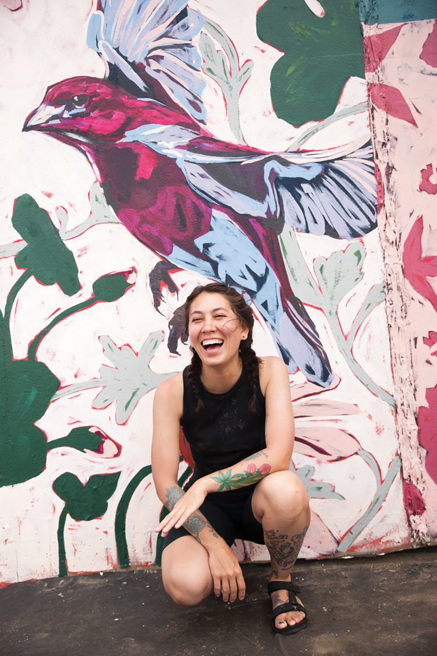 “My art reflects what I find interesting and beautiful at a specific time—a little snapshot.”