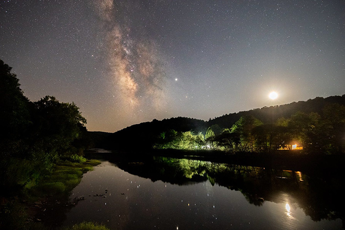 West Virginia’s huge CCC-era Watoga State Park is also an Official Dark Sky Park.
