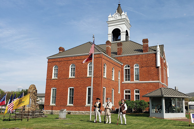 Union County Courthouse in downtown Blairsville, GA.