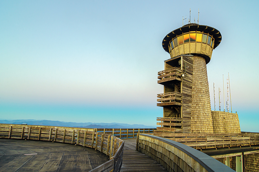At 4,784 feet above sea level, Brasstown Bald is Georgia's highest point. From the photographer: “I took the short half-mile trail to the summit rather than the shuttle, and was rewarded with not only a nice workout, but also the aromatic scents along the trail and the ultimate reward once I reached the observation deck up top—the cool summer air and breathtaking 360-degree views of the surrounding North Georgia mountains.
