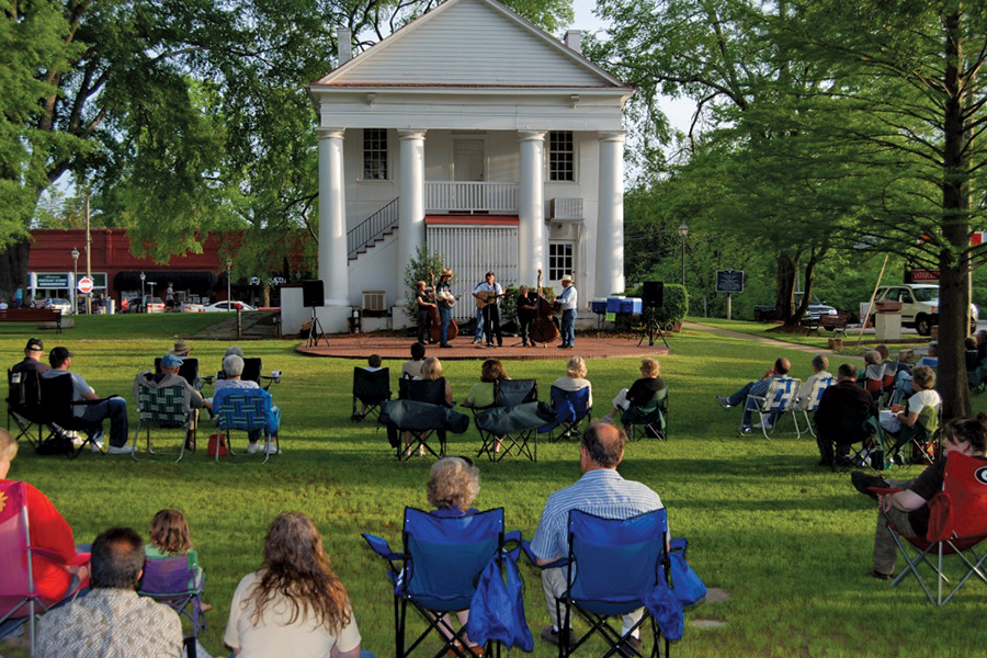 The Pendleton Farmers Society Hall is the oldest in America.