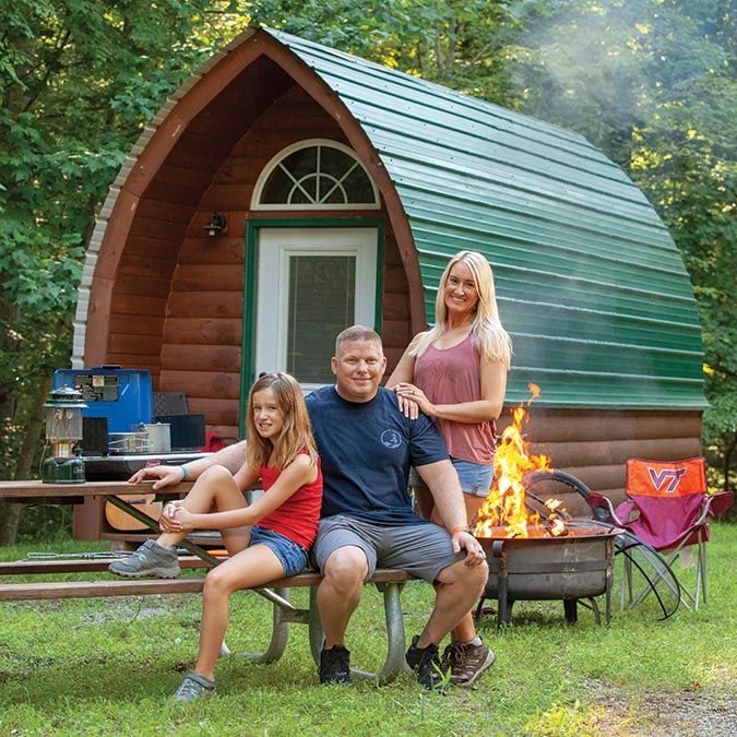 Explore Park in Roanoke, Virginia, offers new accommodations for travelers along the Blue Ridge Parkway.