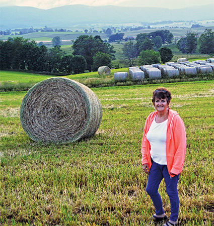 Judie Croft savors a sunset on the farm.