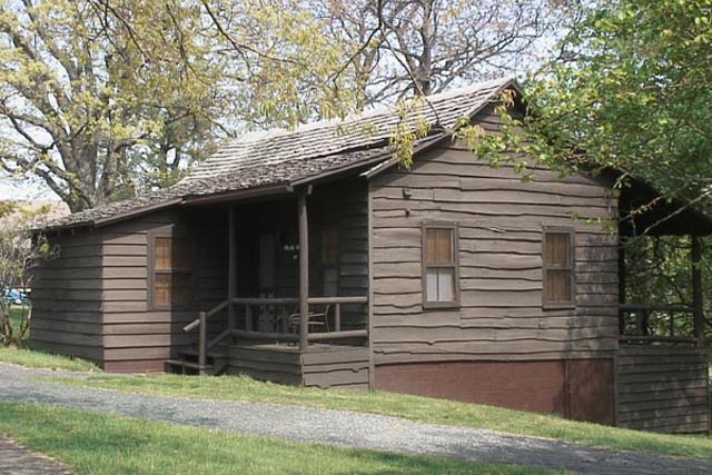Historic Peak View Cabin at Skyland Resort was built in 1910.