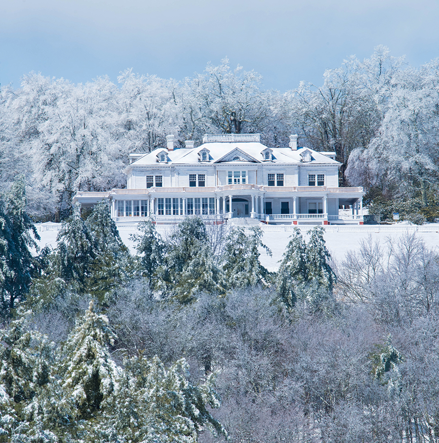 The Cone Manor, shot from Bass Lake in Watauga County, North Carolina. From the photographer. “The Blue Ridge Parkway was closed but my zoom lens captured the manor in full winter splendor.”