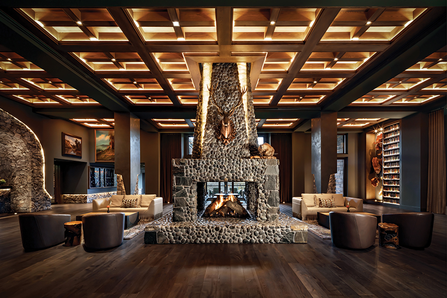 The Grand Bohemian Lodge welcomes visitors to Greenville, South Carolina.