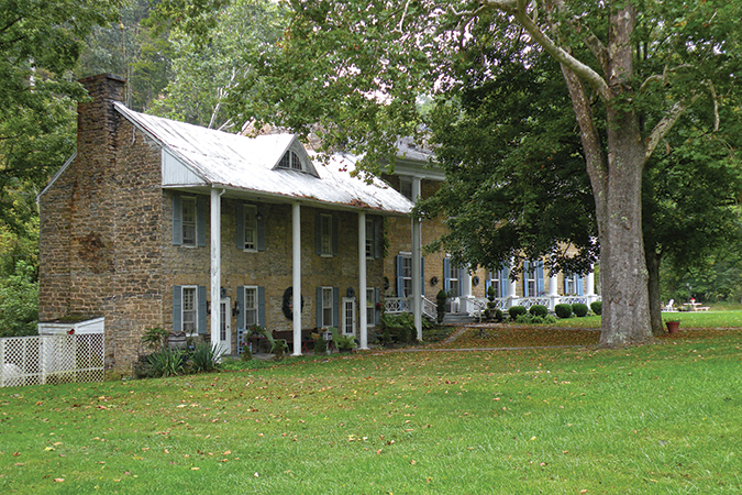 Salt Sulphur Springs is the largest complex of limestone buildings in the state.