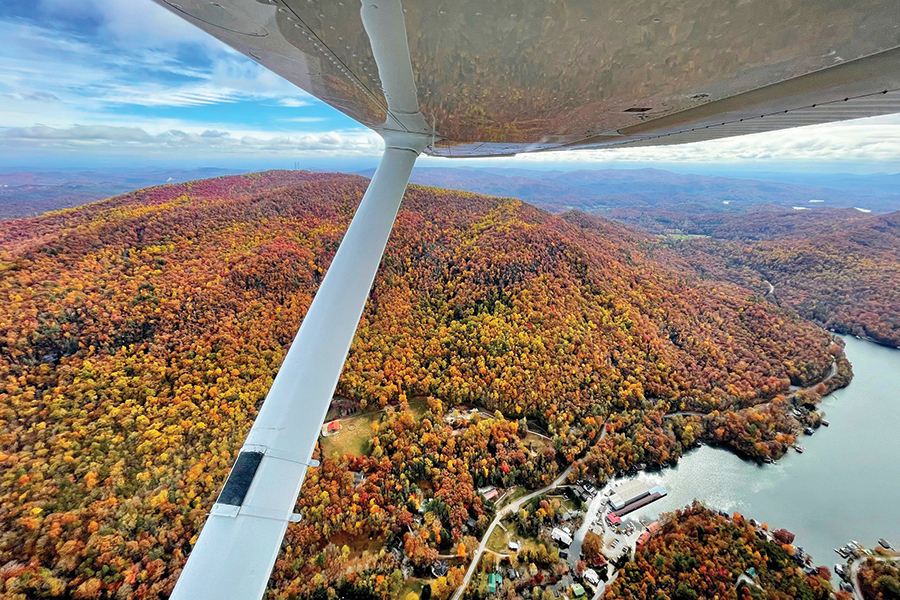 The Clayton, Georgia, area also offers a fall tree show.