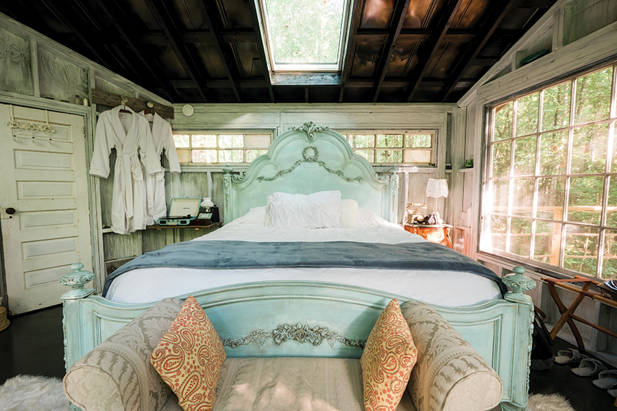 The Majestic Treehouse was built with “love and intention,” according to owner Tori Bolt.