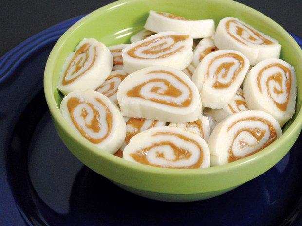 Peanut butter pinwheels