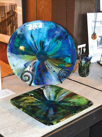 Plates, platters, and other tableware pieces are made to be used and enjoyed according to Adams.