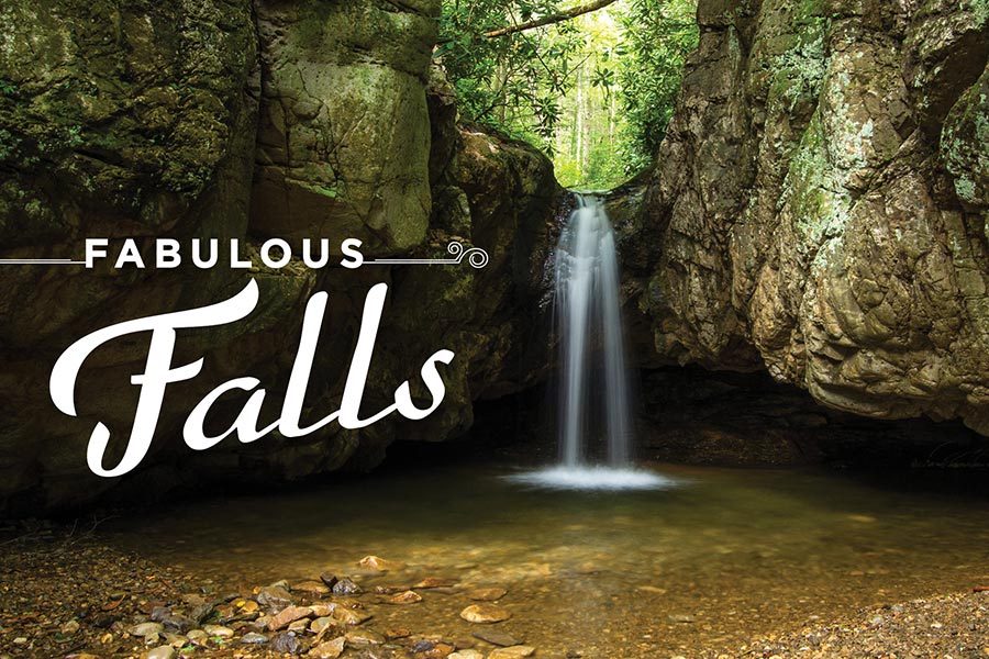 This is the second of four waterfalls known as “Blue Hole Falls” in the Cherokee National Forest near Elizabethton, Tennessee. Only this one and the third are readily accessible.