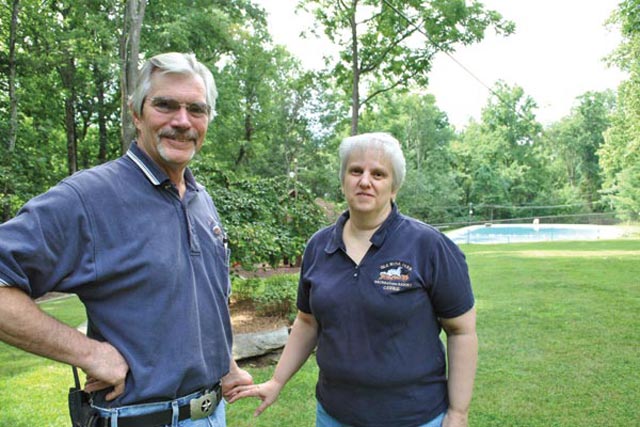 Owner/hosts Mike and Debbie Irons.