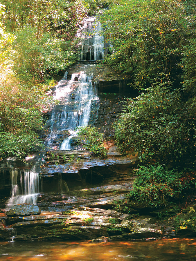 Waterfalls of Deep Creek. (2.4-mile loop, easy-moderate). This series of three falls (Tom Branch Falls above) is in Great Smoky Mountains National Park, and the winter and spring seasons offer the best flows and best solitude. GPS: 35.464228, -83.434548