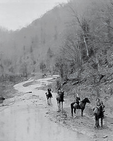 When the roads and the rivers became the same, the pack horse librarians carried on.
