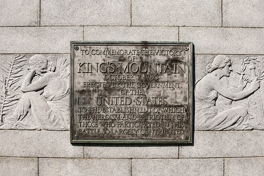 The plaque commemorates separatist victory.