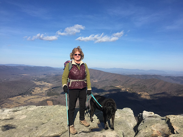 The Greatest Day Hiker Of Them All, 15 years at it, up on McAfee Knob.