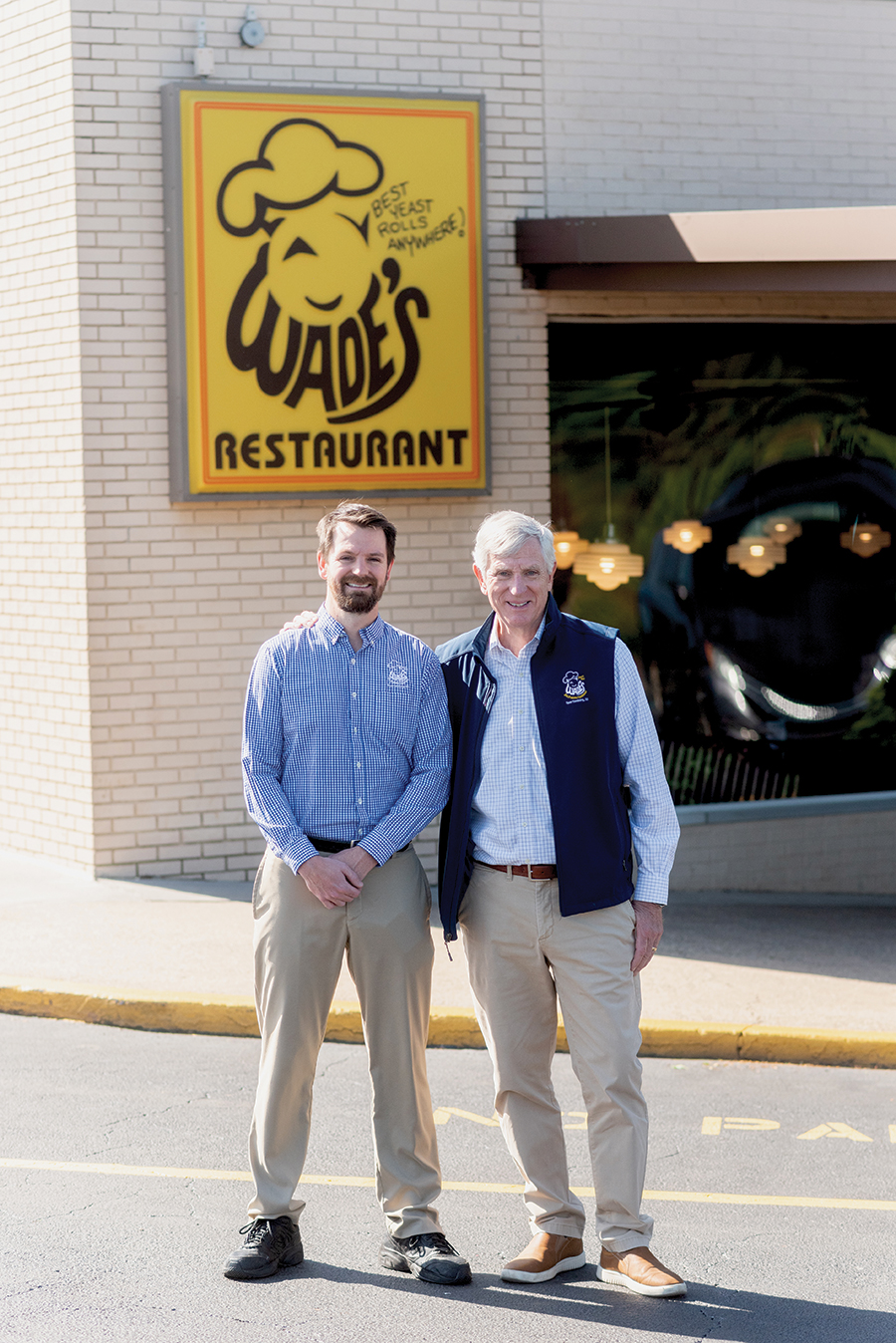 Two generations of Wade’s ownership:  Wade Lindsey III and Wade Jr.
