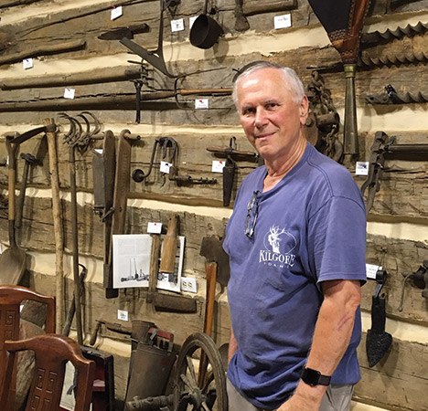 St. Paul lawyer Frank Kilgore stands in his Southwest Virginia History Museum.