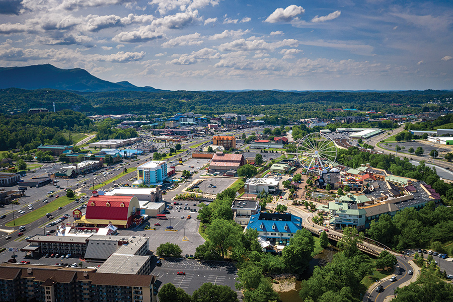 Pigeon Forge is a must-stop on a drive of Tennessee’s Great Smoky Mountains Byway.