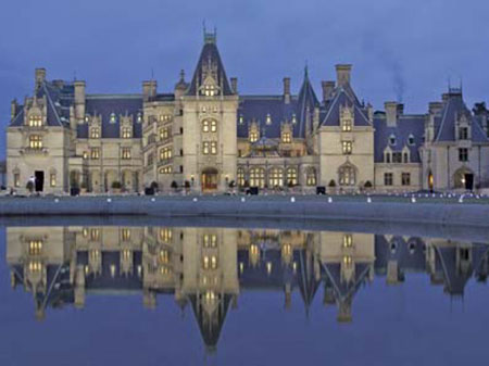 George Vanderbilt opened the Biltmore Estate on Christmas Eve 1895; construction had lasted six years.
