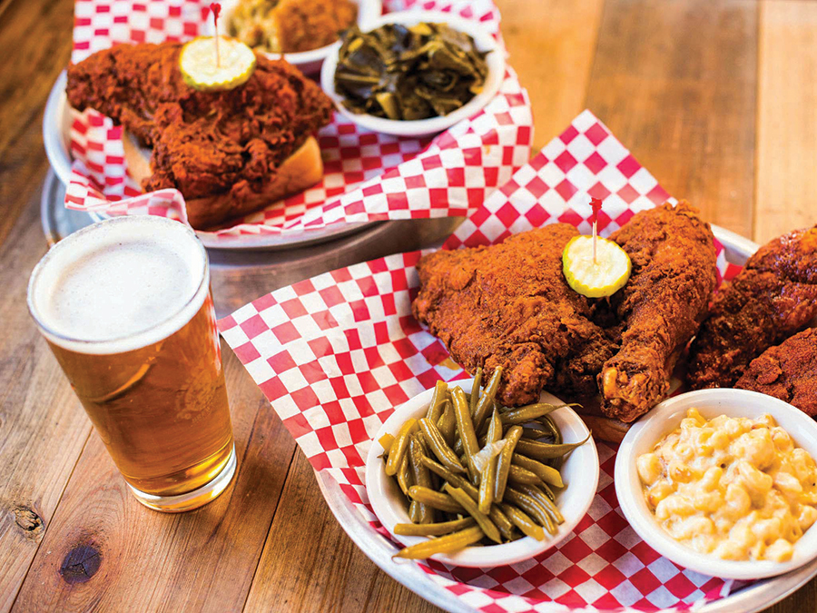 Rich Cundiff makes sure sides like macaroni and cheese and green beans are at least as good as the chicken.